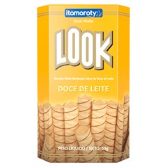 BISCOITO WAFER ITAMARATY LOOK PALITO DOCE DE LEITE 55G