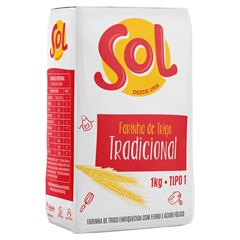 FARINHA DE TRIGO SOL ESPECIAL PAPEL 1KG