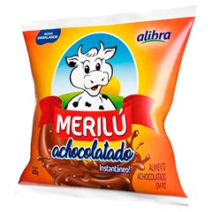 ACHOCOLATADO EM PÓ MERILU PACOTE 400G COM 25 PACOTES