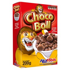 CEREAL MATINAL ALCAFOODS CHOCOBOLL CAIXA 200G