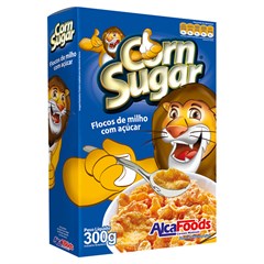 CEREAL MATINAL ALCAFOODS CORN SUGAR CAIXA 300G