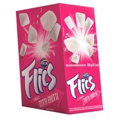 CHICLETE ARCOR FLICS TUTTI-FRUTTI 204G