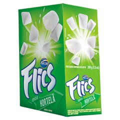 CHICLETE ARCOR FLICS HORTELÃ 204G