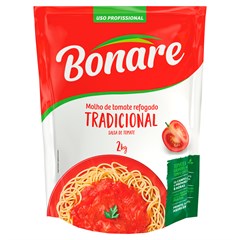 MOLHO DE TOMATE BONARE TRADICIONAL SACHÊ 2KG