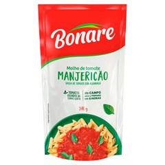 MOLHO DE TOMATE BONARE MANJERICÃO SACHÊ 340G