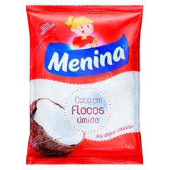COCO EM FLOCOS MENINA ÚMIDO E ADOÇADO 100G