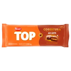 COBERTURA EM BARRA HARALD TOP CHOCOLATE AO LEITE 2,1KG