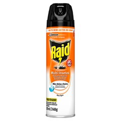 INSETICIDA AEROSSOL RAID MULTI Á BASE DE ÁGUA 285ML
