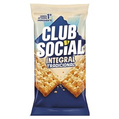 BISCOITO SALGADO CLUB SOCIAL INTEGRAL 24G PACK 6UN