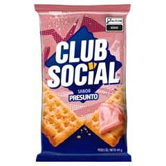 BISCOITO SALGADO CLUB SOCIAL PRESUNTO 23,5G PACK 6UN
