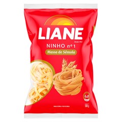 MACARRÃO LIANE MASSA DE SÊMOLA NINHO N°1 500G