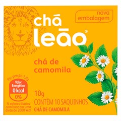 CHÁ LEÃO CAMOMILA 10SQ 10G