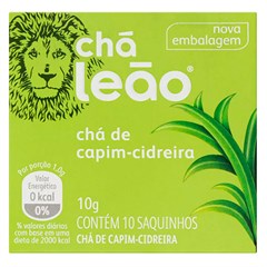 CHÁ LEÃO ERVA CIDREIRA 10SQ 15G