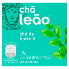 CHÁ LEÃO HORTELÃ 10SQ 10G