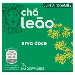 CHÁ LEÃO ERVA-DOCE 10SQ 30G