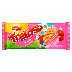BISCOITO WAFER VITARELLA TRELOSO MORANGO 35G