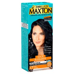 TINTURA MAXTON KIT PRÁTICO 1.7 PRETO AZULADO
