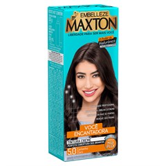 TINTURA MAXTON KIT PRÁTICO 5.0 CASTANHO CLARO