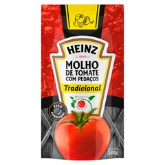 MOLHO DE TOMATE HEINZ TRADICIONAL SACHÊ 340G