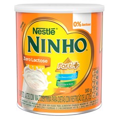 LEITE EM PÓ NESTLÉ NINHO ZERO LACTOSE LATA 380G