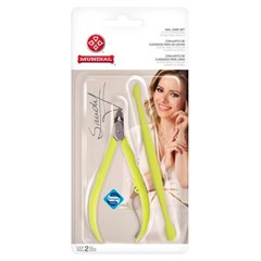 ALICATE PARA CUTÍCULAS MUNDIAL SANDY + ESPÁTULA 756-S