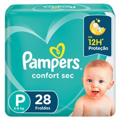 PF FRALDA PAMPERS CONFORT PACOT P 28UN