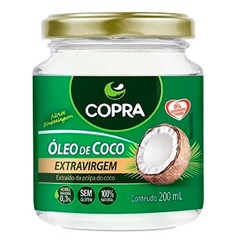 ÓLEO DE COCO COPRA EXTRA VIRGEM VIDRO 200ML