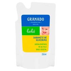 SABONETE LÍQUIDO INFANTIL GRANADO BEBÊ TRADICIONAL SACHÊ 250ML
