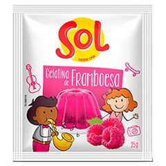 GELATINA SOL FRAMBOESA SACHE DISPLAY 25G