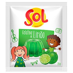 GELATINA SOL LIMAO SACHE DISPLAY 25G