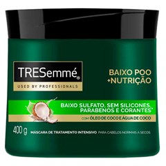 CREME DE TRATAMENTO TRESEMMÉ BAIXO POO +NUTRIÇÃO 400G