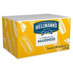 MAIONESE HELLMANNS TRADICIONAL SACHÊ 7G 168UN