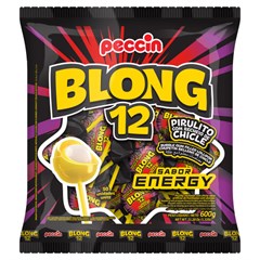 PIRULITO PECCIN BLONG 12 CHICLETE ENERGY 600G