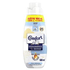 AMACIANTE PARA ROUPAS CONCENTRADO COMFORT PURO CUIDADO LV500ML PG400ML