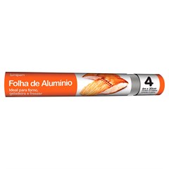 PAPEL ALUMÍNIO LUMIPAM 30CMX100MT