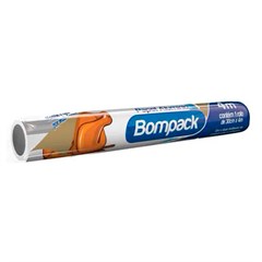 PAPEL ALUMÍNIO BOMPACK 30CMX7,5MT