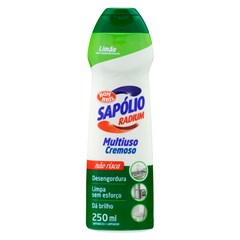 SAPONÁCEO CREMOSO RADIUM SAPÓLIO LIMÃO 250ML