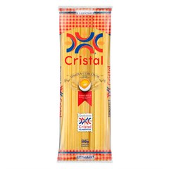 MACARRÃO CRISTAL MASSA COM OVOS ESPAGUETE 500G
