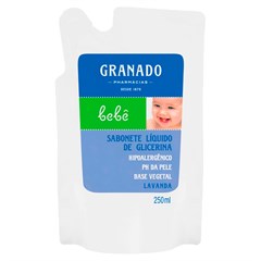 SABONETE LÍQUIDO INFANTIL GRANADO BEBÊ LAVANDA SACHÊ 250ML