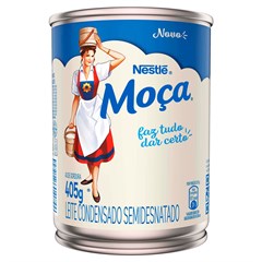 LEITE CONDENSADO MOÇA SEMIDESNATADO LATA 405G