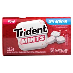 PASTILHA TRIDENT MINTS MORANGO 22,5G