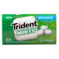 PASTILHA TRIDENT MINTS MENTA 22,5G