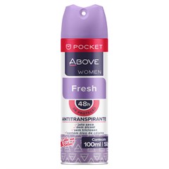 DESODORANTE AEROSSOL ABOVE POCKET FRESH 50G/100ML