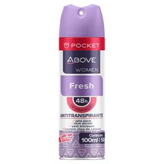 DESODORANTE AEROSSOL ABOVE POCKET FRESH 50G/100ML