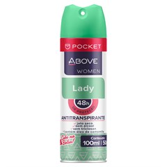 DESODORANTE AEROSSOL ABOVE POCKET LADY 50G/100ML