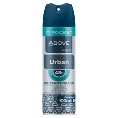 DESODORANTE AEROSSOL ABOVE MEN POCKET URBAN 100ML
