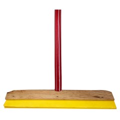 RODO LIMPE MANIA DUPLO DE MADEIRA COM CABO 30CM