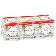 SABONETE EM BARRA FRANCIS INTENSO JASMIM 85G LV12 PG11UN