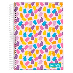 CADERNO ESPIRAL JANDAIA STELLA CAPA DURA 20 MATÉRIAS 320 FOLHAS