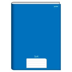 CADERNO BROCHURA JANDAIA STIFF CAPA DURA COSTURADO AZUL 48 FOLHAS